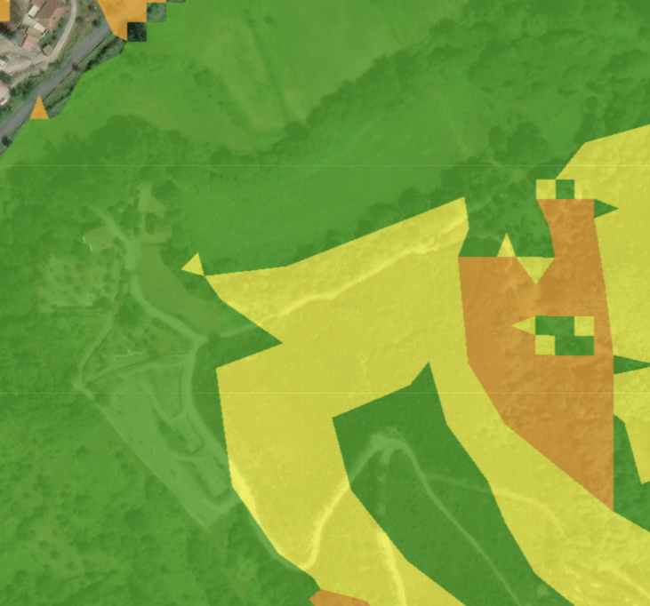 Mapa de risco de incêndio