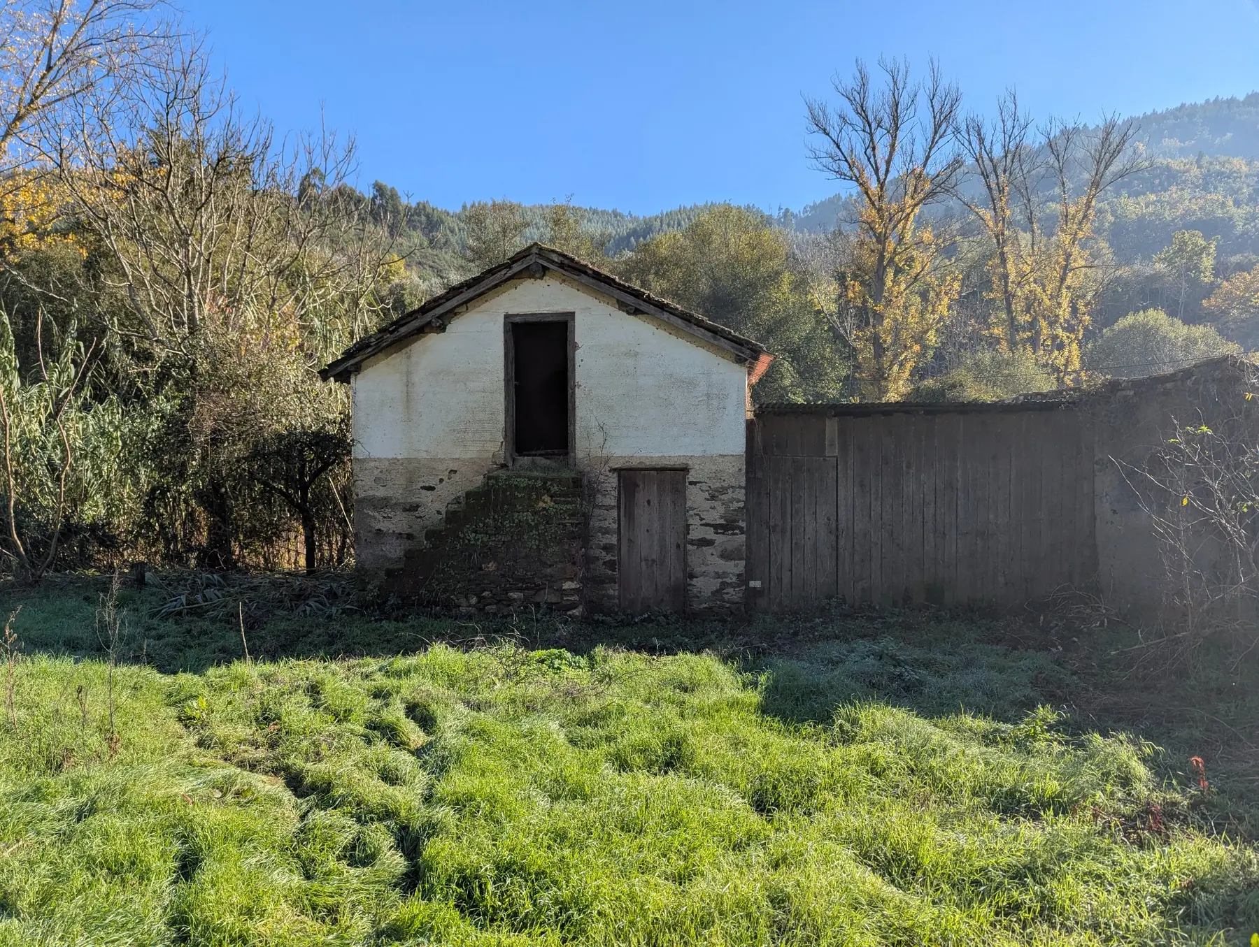 Front of the existing building